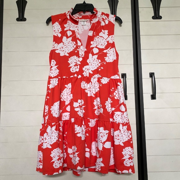 Mahi Gold Lauren Dress Summer Silhouette in Poppy Small - Picture 3 of 9